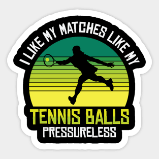 Tennis Player Sticker